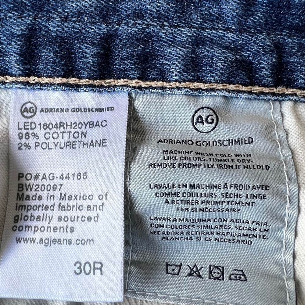 *FIRM PRICE* Adriano Goldschmied Nikki Distressed Cut-Off Relaxed Skinny Shorts - Picture 10 of 10
